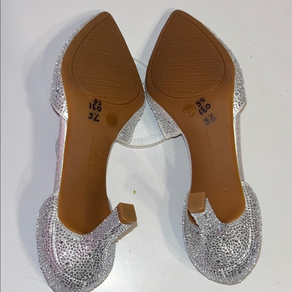 Alex Marie Sparkling Silver Heels - Picture 8 of 10